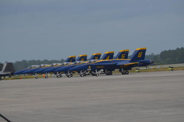 — — - Blue Angels at C.p. air base 