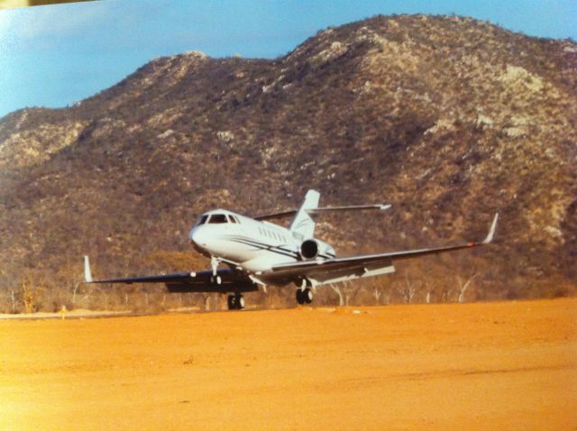 Hawker Siddeley HS-125-400 (N800VR) - Another landing in Cabo San Lucas, 2012