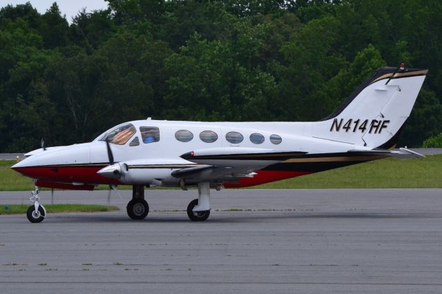 Cessna Chancellor (N414HF) - ELDERBERRY DEVELOPMENT LLC at KJQF - 5/26/19