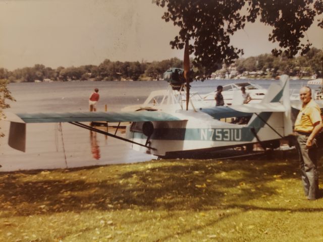 VOLMER VJ-22 Sportsman (N7531U) - Old Photo from George Leverence uploaded by Bill Tabbert