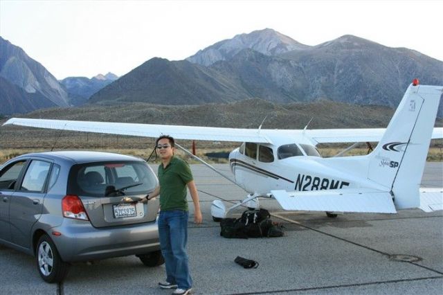 Cessna Skyhawk (N288ME) - Arriving at Mammoth