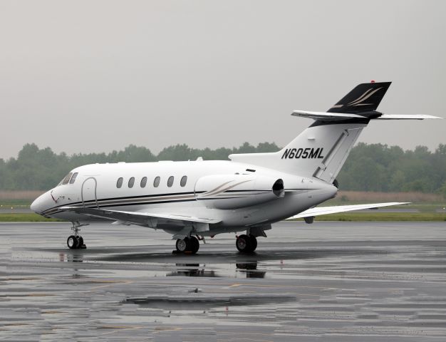 Hawker 800 (N605ML) - A very good business jet with a stand up cabin. No location as per request of the aircraft owner.