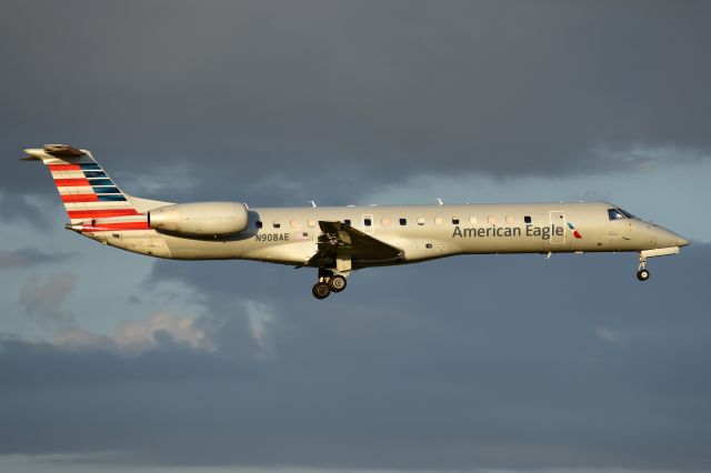 Embraer ERJ-145 (N908AE) - Taken June 17, 2018 at Founders Plaza around sunset.