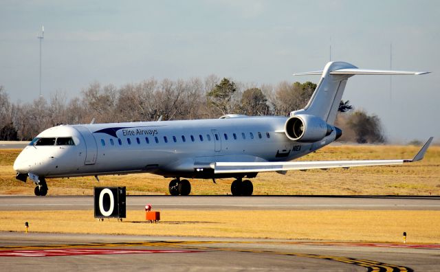 Canadair Regional Jet CRJ-700 (N11EA) - Elite airways charter for the U.T. basketball team off to des moines.