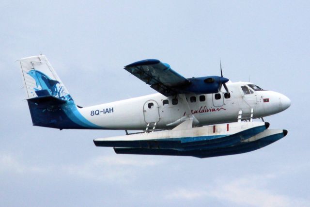 De Havilland Canada Twin Otter (8Q-IAH) - Heading for Maamigili on 3-Jan-24.