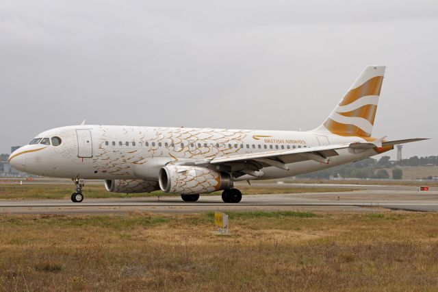 Airbus A319 (G-EUPD) - "Dove" livery