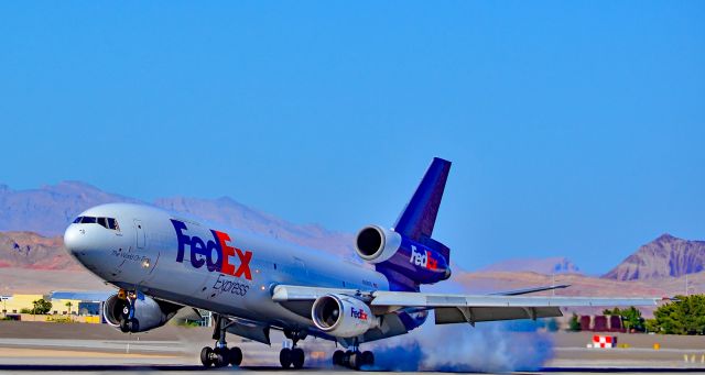 McDonnell Douglas DC-10 (N320FE) - N320FE Federal Express (FedEx) 1980 McDonnell Douglas MD-10-30F - cn 47835 / ln 326 "Kyndall" - Las Vegas - McCarran International (LAS / KLAS)br /USA - Nevada, July 12, 2016br /Photo: Tomás Del Coro