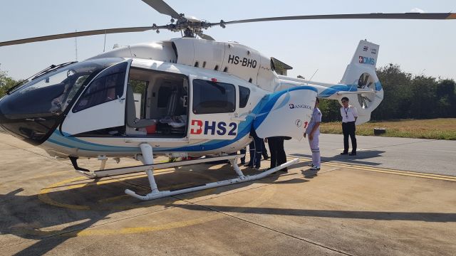 HS-BHQ — - Airbus H145 Airbus H145 (Bangkok Helicopter Services) Helicopter Emergency Medical Service