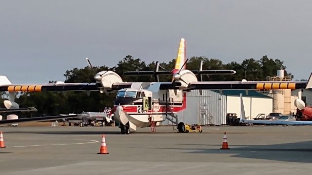 Canadair CL-41 Tutor (N392AC) - Canadair CL-415 Super Scooper at Sonoma County Airport