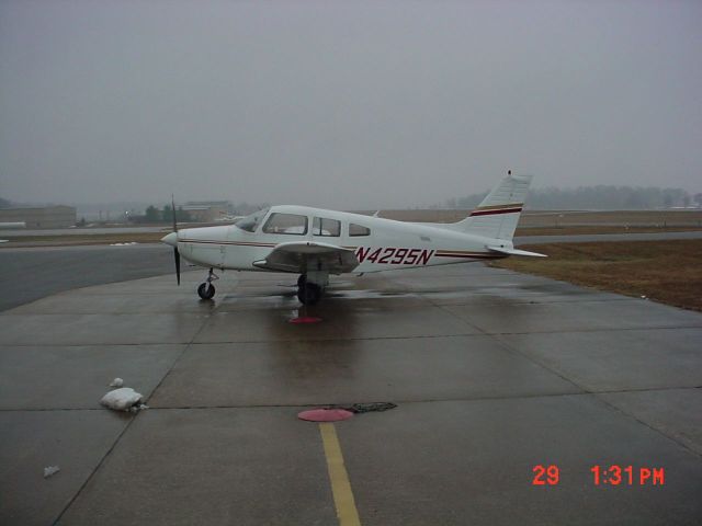 Piper Cherokee (N4295N) - Parked on ramp on 12/29/10