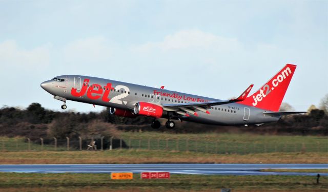 Boeing 737-800 (G-GDFS) - jet2 b737-86n g-gdfs training at shannon 16/12/19.