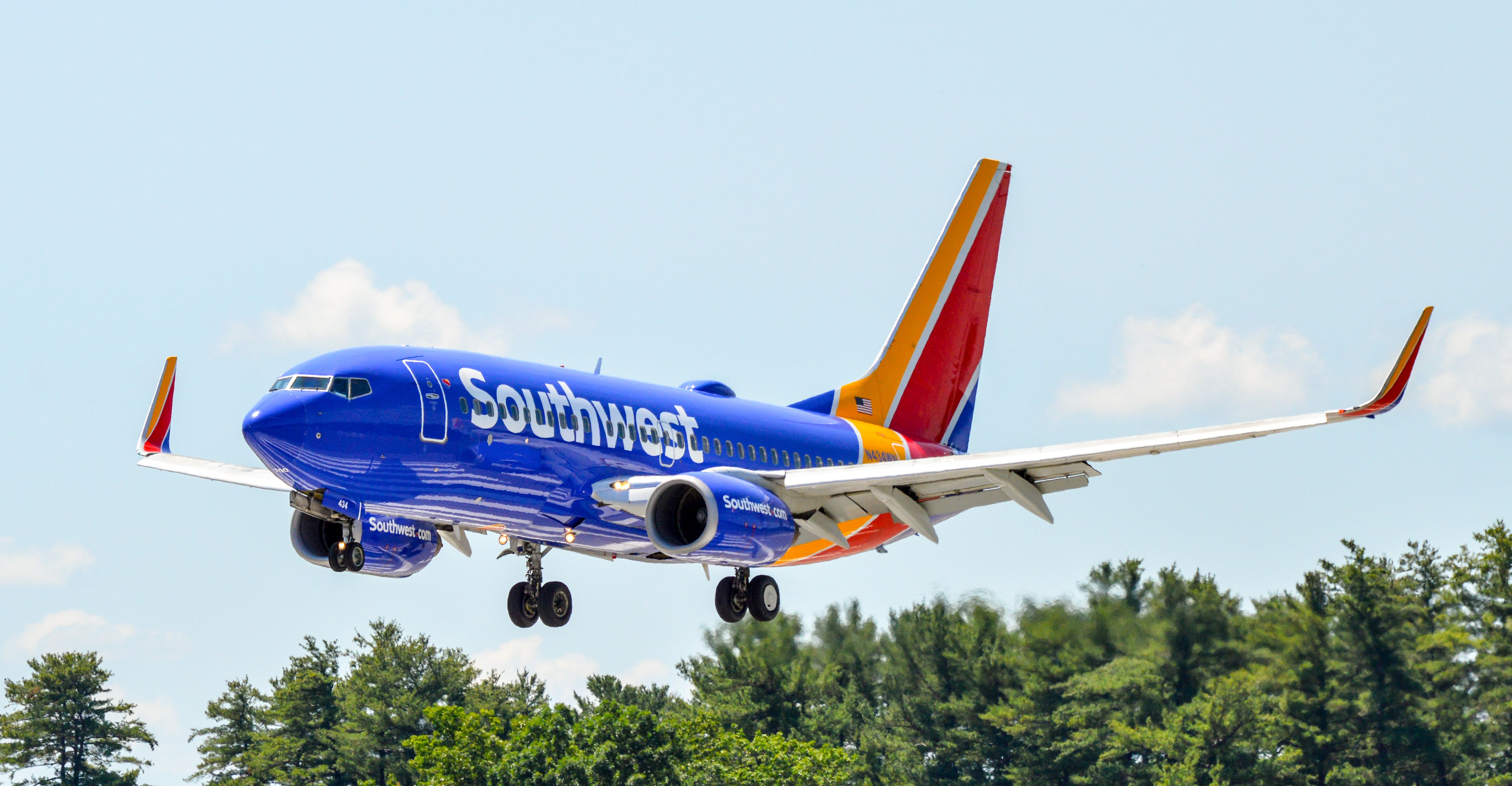 Boeing 737-700 (N434WN) - Shot with a Nikon D3200 w/ Nikkor 70-300mmbr /Best viewed in Full Size