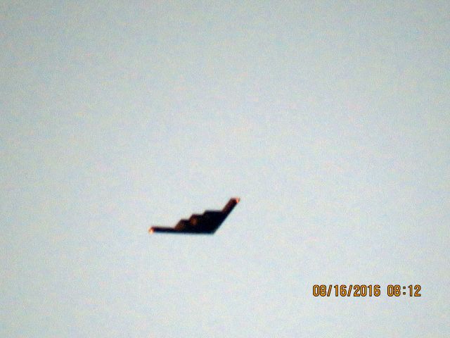 Northrop Spirit (89-0128) - Heading East over Southeast Kansas heading over Joplin Missouri.