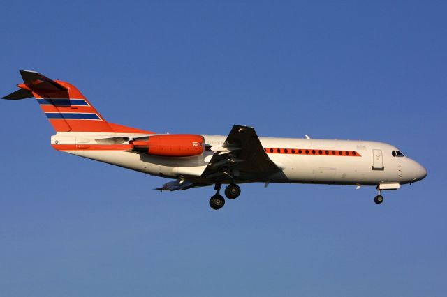 Fokker 70 (PH-KBX) - USED FOR ROYAL FLIGHTS BY THE DUTCH GOVERNMENT. OLD PICTURE, ACTUAL INFORMATION. Look at http://www.airframes.org/