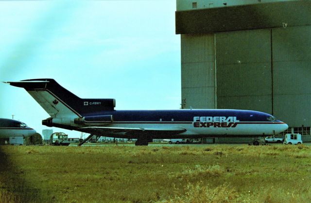 Boeing 727-100 (C-FBWY) - CYVR Vancouver,BC Canada date apprx 1990-1991 Boeing 727 *19085/349* started out with United as N7072U in 1966 and was apparently sold to FedEx reg was eventually C-FBWY. When I'd drive from San Jose to Everett for many years to visit Dad, I'd take him up to BC to visit the Canadian Vance's in Port Cootie, then a few trips over to the Vancouver Airport to check out the jets. It was before 9/11 so passports were not required in/out of British Columbia and it was only a 2 hr drive from Everett to Vancouver - so worth the fun back then, plus I loved to mess with the Customs Agents going in and out with their dorky questions.