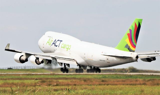 Boeing 747-400 (TC-ACG) - AirAct cargo b747-481(bdsf) tc-acg dep shannon 30/5/21.