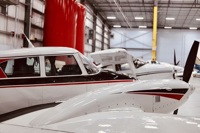 Piper PA-30 Twin Comanche (N7689Y) - In main hanger