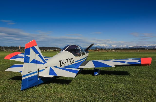 ROBIN R-2160 Alpha Sport (ZK-TXG) - Darfield private strip, Canterbury, New Zealand.