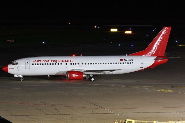 BOEING 737-400 (ZA-ALC) - Subcharter for GP Aviation to PRN. 20/08/2023