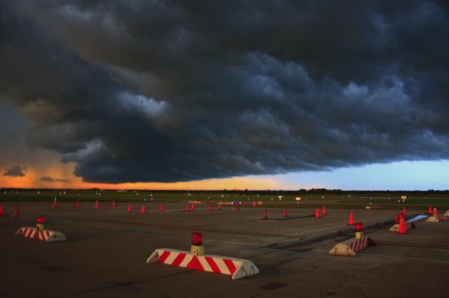 — — - Storm passes over Jabara Airport