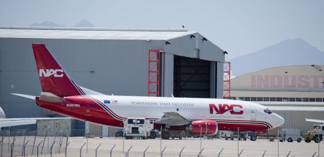 BOEING 737-300 (N360WA) - Tucson Az 4/27/2013 Getting ready to return to service after updates Alaska