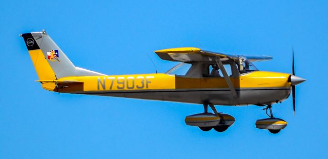 Cessna Commuter (N7903F) - N7903F 1966 CESSNA 150F s/n 15064003 - North Las Vegas Airport  KVGTbr /Photo: TDelCorobr /April 24, 2023