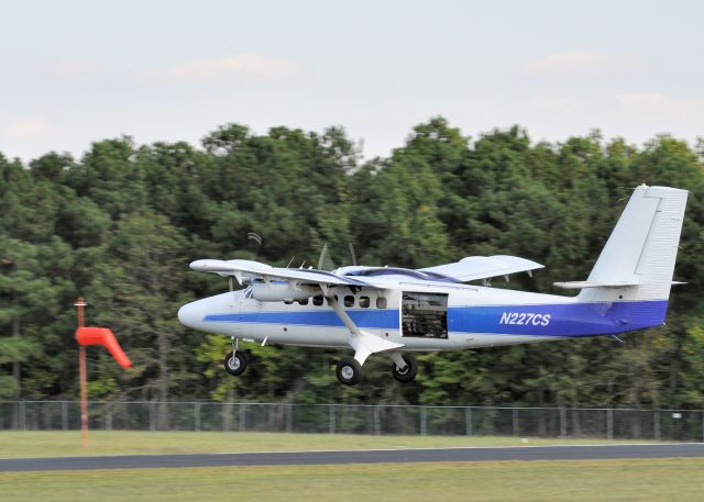 N227CS — - Taking Off with a group of skydivers