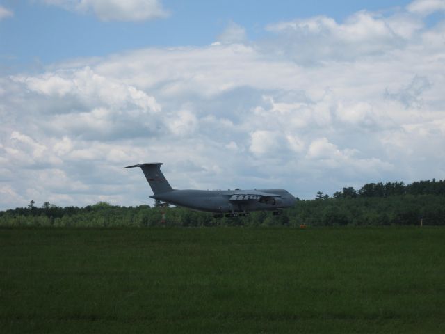 Lockheed C-5 Galaxy (07-0037) - Seconds from touchdown.