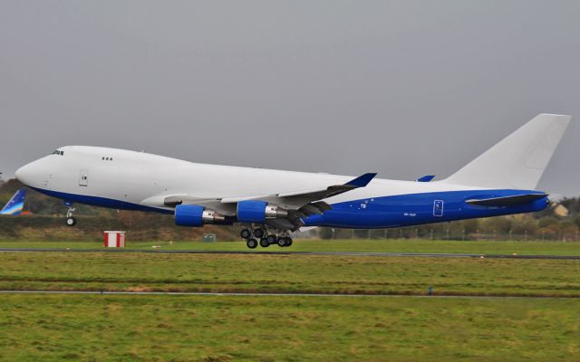 A6-GGP — - dubai air wing b747-4f a6-ggp about to land at shannon 25/10/14.