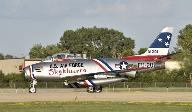 North American F-86 Sabre (N86FR) - Airventure 2016