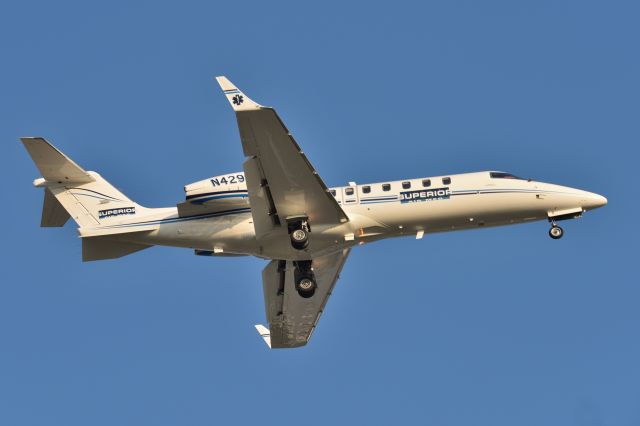 Learjet 45 (N429SA) - Superior Air Ambulance 23-L on 08-11-21