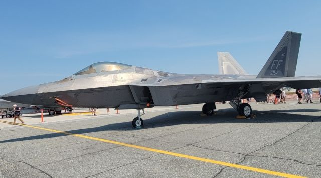 Lockheed F-22 Raptor (08-4157) - On display at Dover Air Force Base for Thunder Over Dover 2022 - USAF F-22A Raptor 