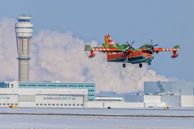 C-GKDW — - Departing 17R on a test flight. 