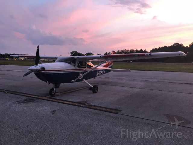 Cessna Skylane (N406CV) - Sunrise over Florida