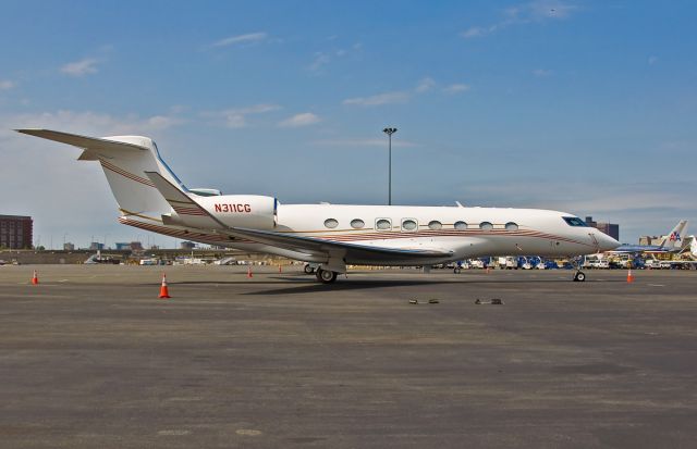 Gulfstream Aerospace Gulfstream G650 (N311CG) - Sharp looking Gulfstream G6 on the Signature ramp