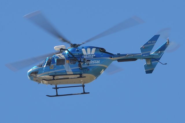 NUSANTARA NBK-117 (VH-SQF) - Helistar BK117 C-1 VH-SQF departing Adelaide for Horsham, VIC on Monday morning, January 22, 2024.