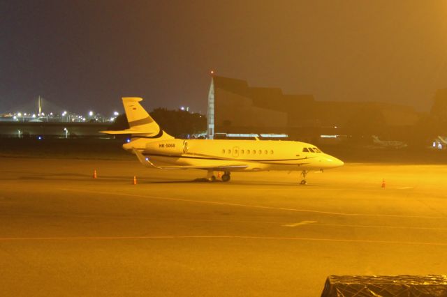Dassault Falcon 2000 (HK-5068) - Arrived to sleep