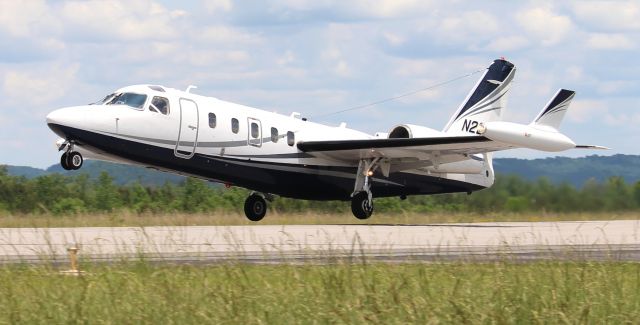 IAI 1124 Westwind (N22AV) - A 1980 model Israeli Aircraft Industries 1124A Westwind II departing Northeast Alabama Regional Airport, Gadsden, AL - May 14, 2022. (Best seen in "full.")