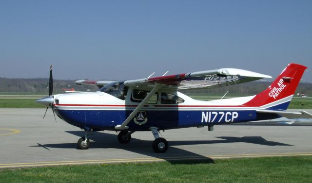 Cessna Skylane (N177CP) - Civil Air Patrol mission about to launch from Middletown Airport OH