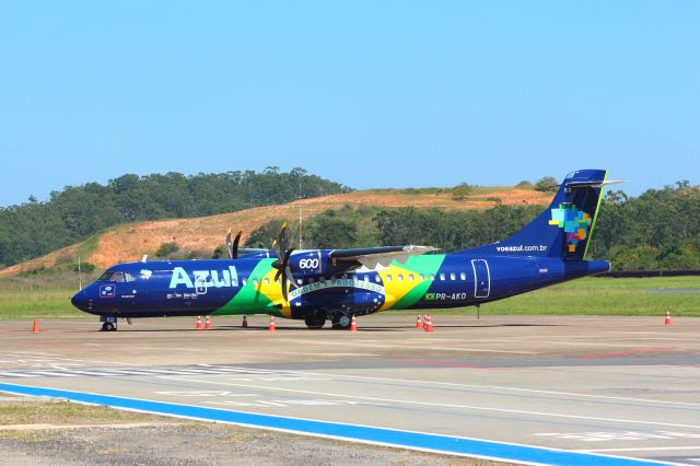 ATR ATR-72 (PR-AKO) - April 23rd 2022, during  the "Esquadrilha da Fumaça" arrival at SBIP.