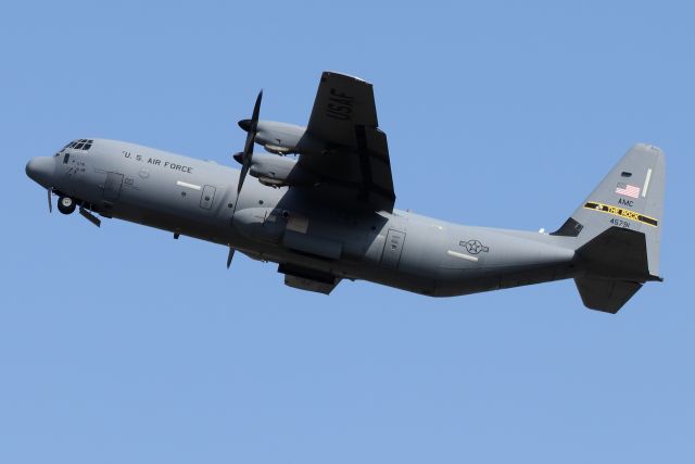 Lockheed C-130 Hercules (14-5791) - 'Reach 145' heading home to Little Rock Air Force Base, AR after a 6 month deployment in Syria and Iraq.