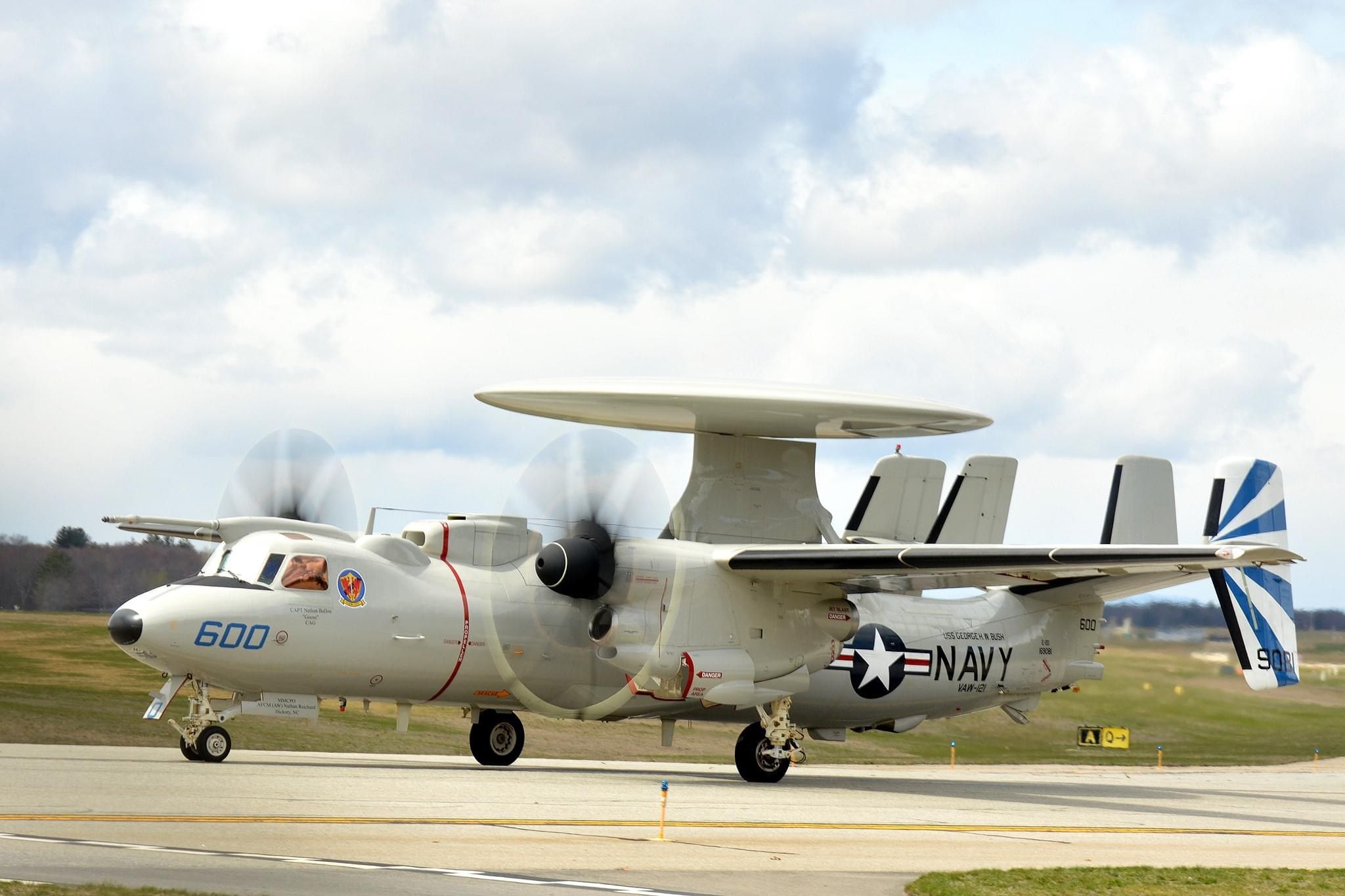 Grumman E-2 Hawkeye (16-9081) - Griffin 21 E2D from VAW-121 The Blue Tails Based our of NAS Norfolk VA