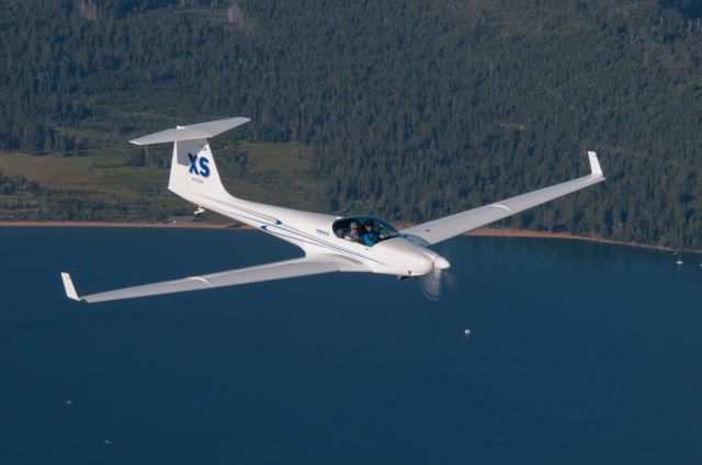 FOURNIER RF-10 (N175XS) - Air-to-Air photo flying over Lake Tahoe during the TMGA West Coast Gathering