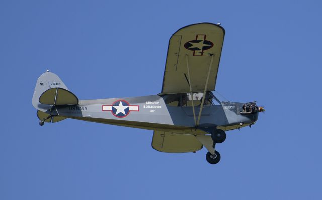 Piper L-14 Cub Cruiser (N42869) - Runway 02L arrival @KDPA.