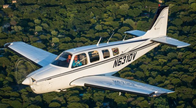 Beechcraft Bonanza (36) (N6310V) - Aerial photo by Glenn Watson