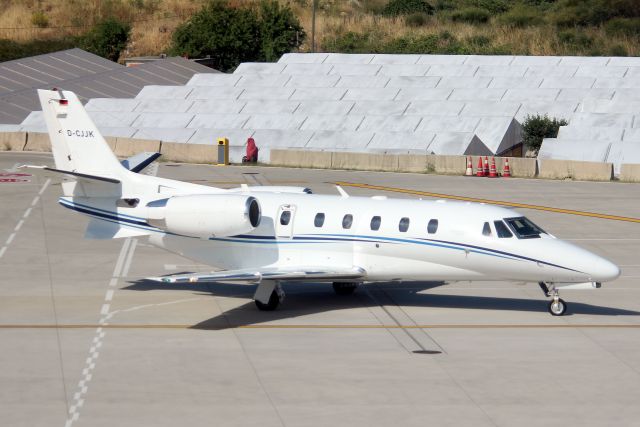 Cessna Citation Excel/XLS (D-CJJK) - Windrose Air Jetcharter Citation XLS+ taxiing to depart rwy 05 on 2-Jul-22 heading for ENAL.