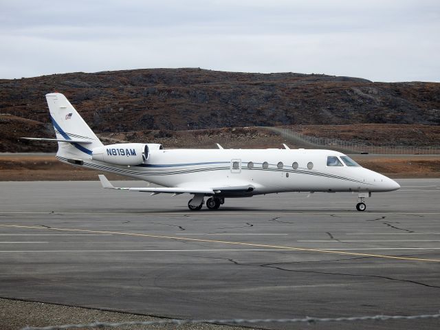 IAI Gulfstream G150 (N819AM) - Coo day in Iqaluit, Nunavut on SEP.24/2019 