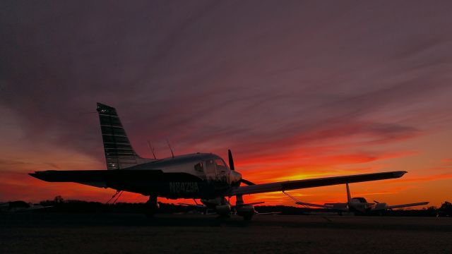 Piper Cherokee (N8429A) - Fall Evening