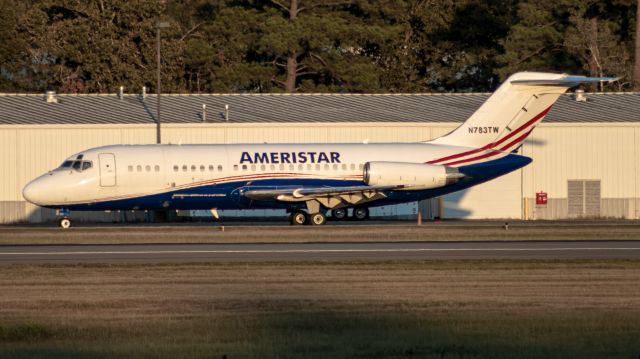 Douglas DC-9-10 (N783TW) - A surprise visitor!