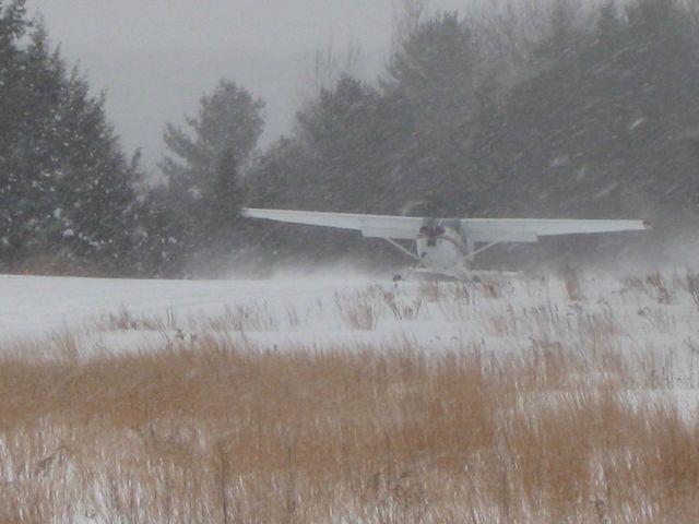 N180JS — - taking off from shaw meadows